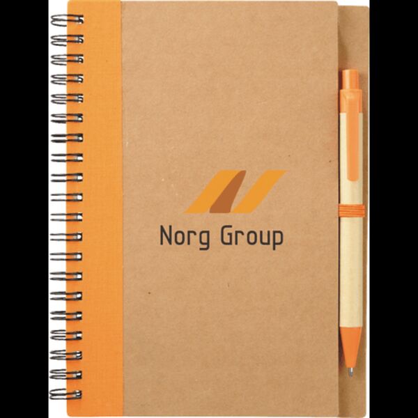 5" x 7" Eco Spiral Notebook with Pen Thumbnail
