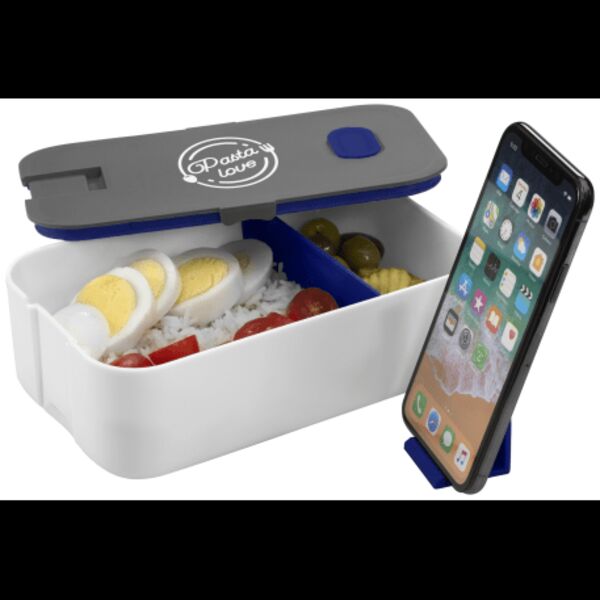 2 Compartment Bento Box with Phone Stand Thumbnail